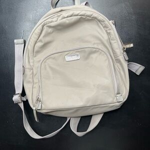 Kate Spade Light Gray Backpack